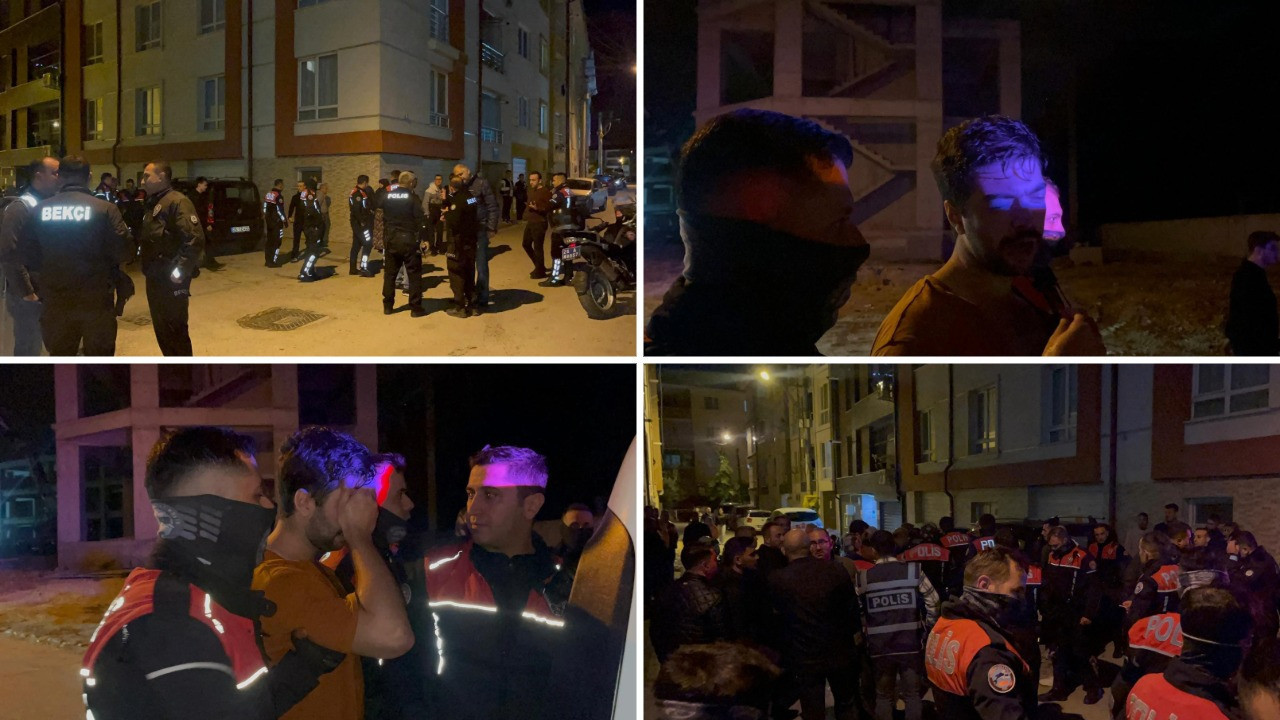 Bekçiye balta çekti, gözaltına alındı