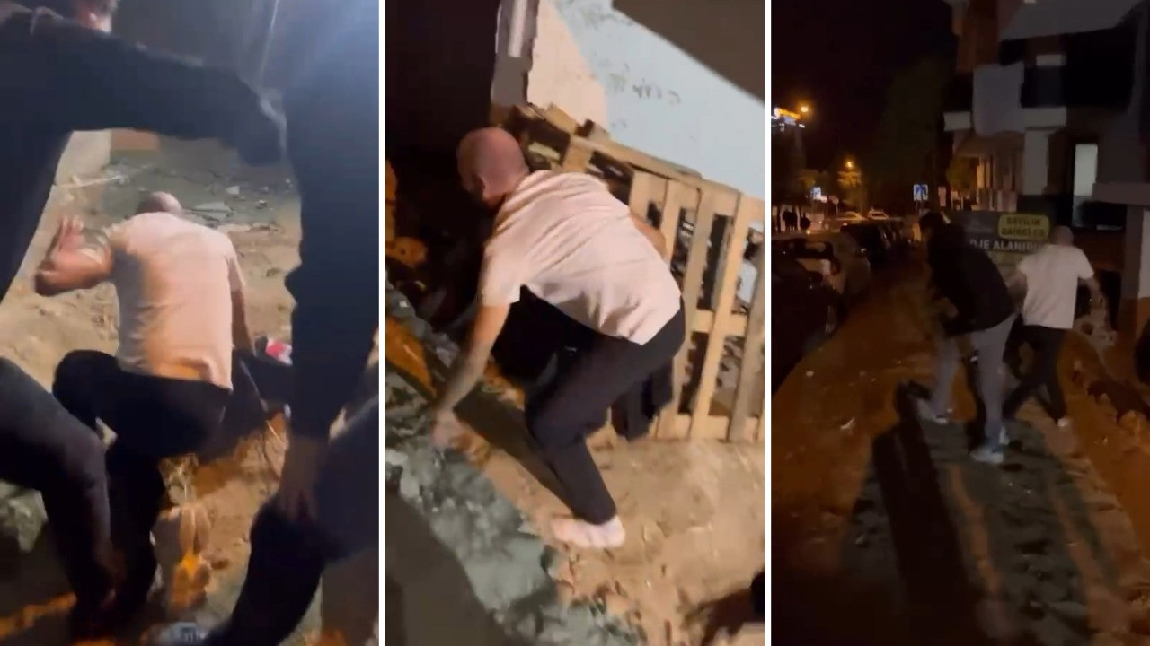 Tartıştığı kadını dövdü, çevredekiler gelince kaçtı