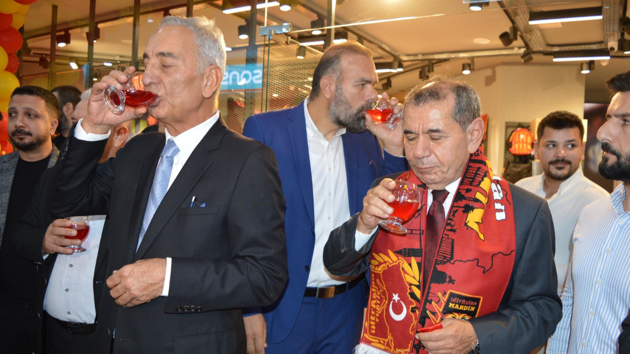 Dursun Özbek reyhan şerbeti içti, birliktelik vurgusu yaptı