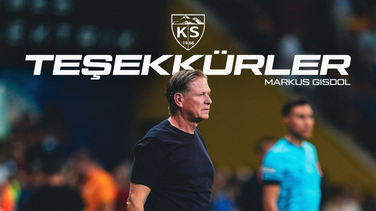 Kayserispor’da Gisdol dönemi resmen sona erdi