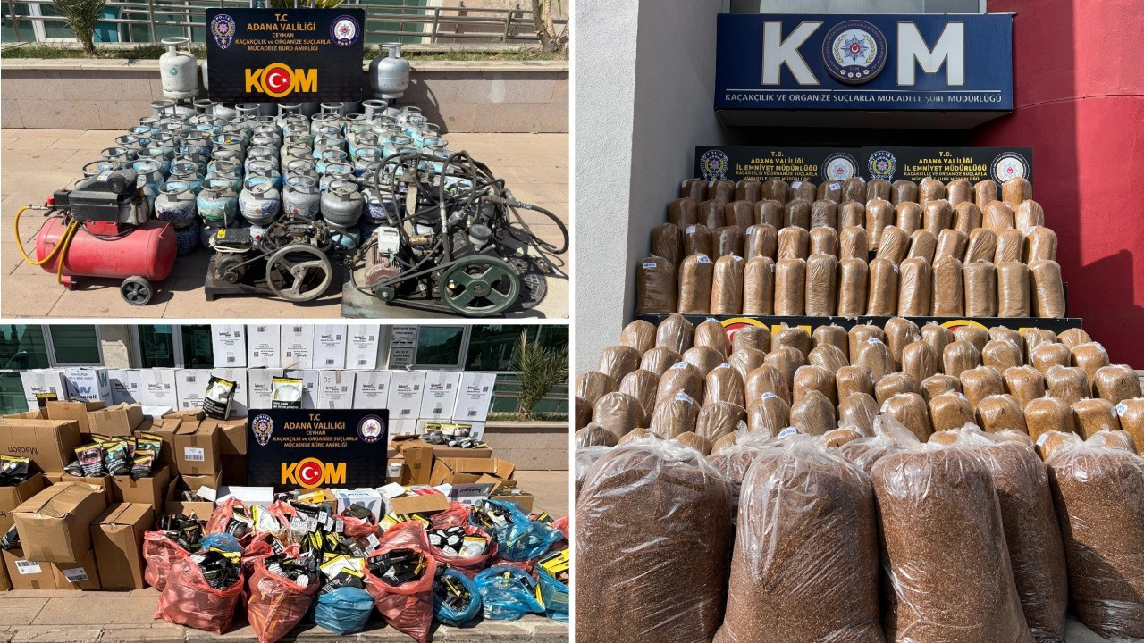 Adana'da kaçakçılık operasyonu: 20 gözaltı