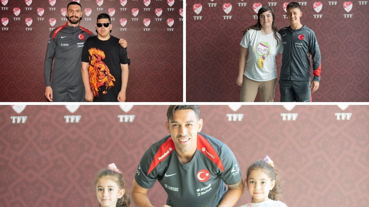 Milli futbolculardan otizmli çocuklara destek