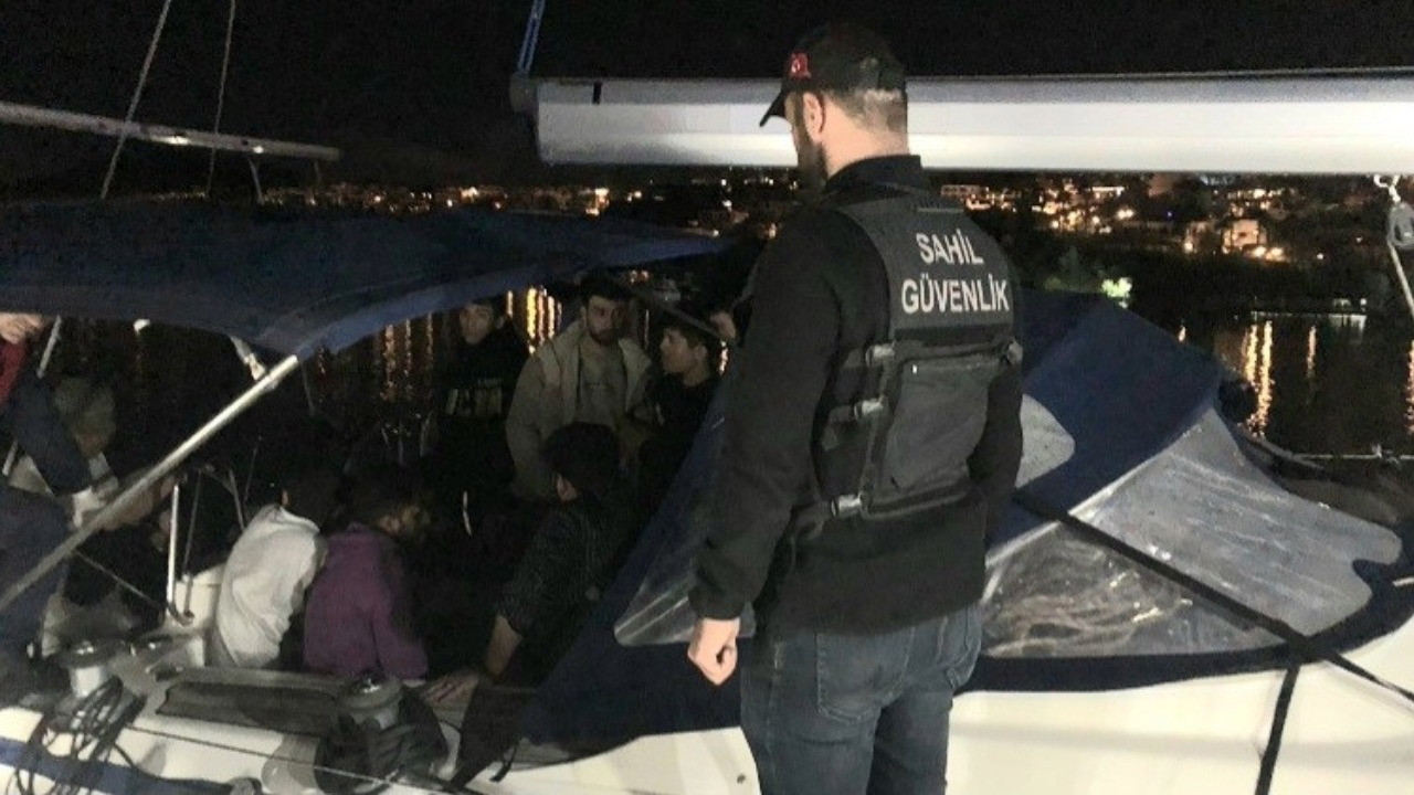 Bodrum'da 106 göçmen yakalandı