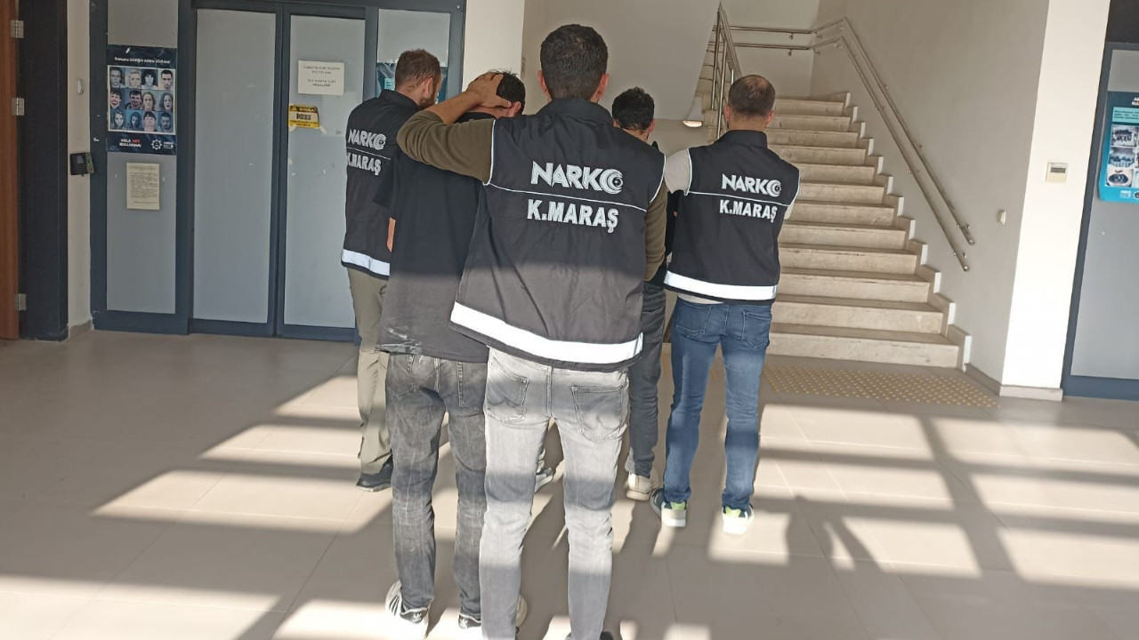Kahramanmaraş'ta uyuşturucu baskınları: 3 tutuklama