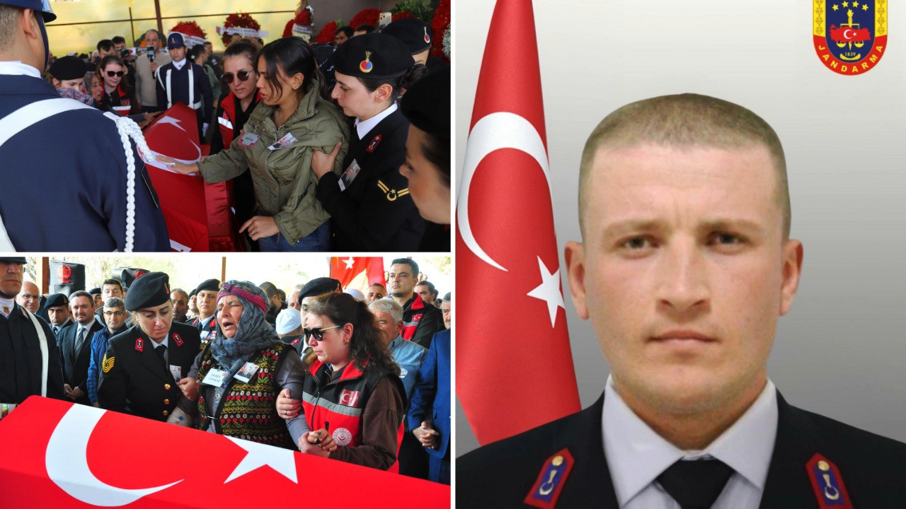 Kazada şehit olan astsubay, son yolculuğuna uğurlandı