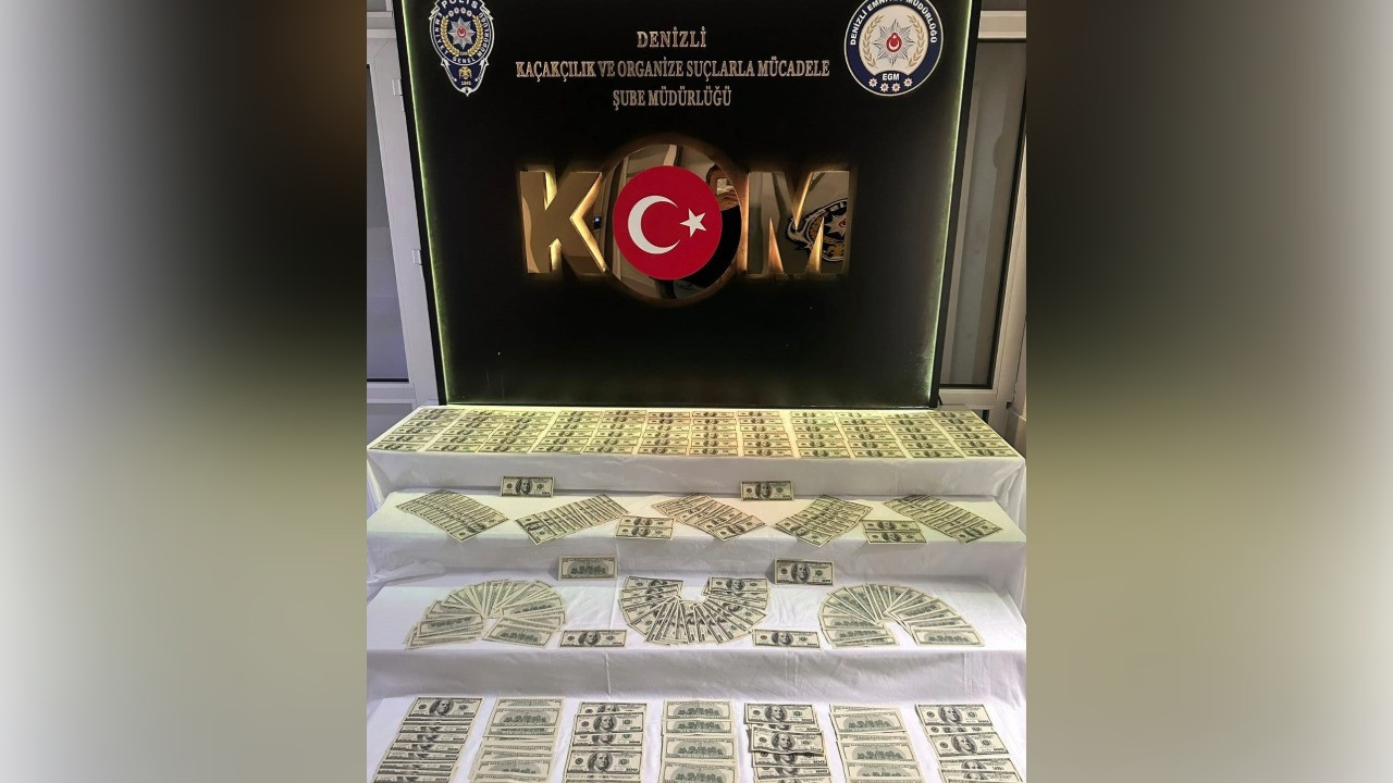 Denizli'de sahte dolar operasyonu: 351 banknot ele geçirildi