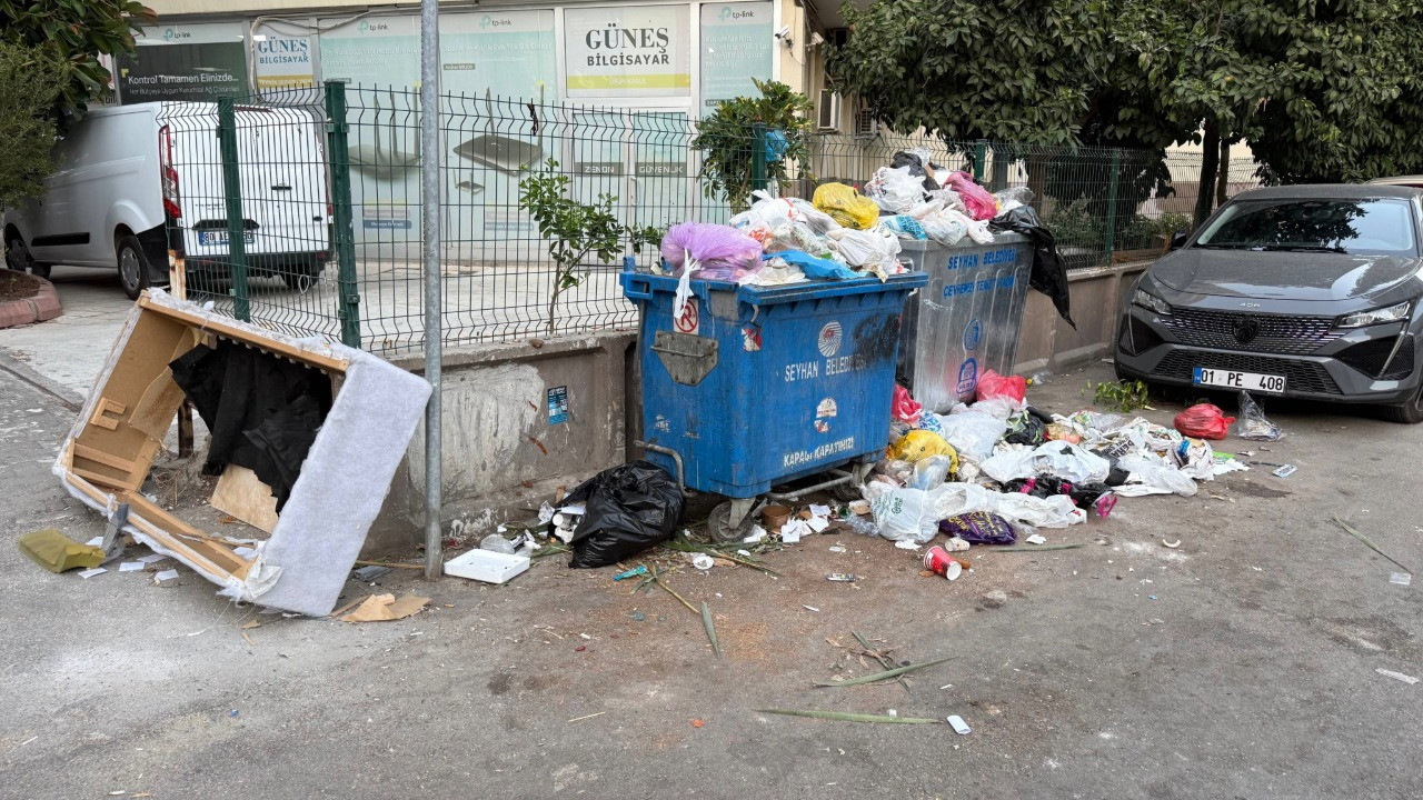 Seyhan'da çöp yığınları sağlığı tehdit ediyor