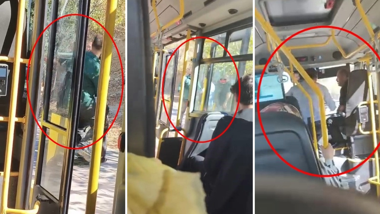 ‘Durak harici yasak’ dedi, yumruk yedi: Minibüste kavga çıktı!