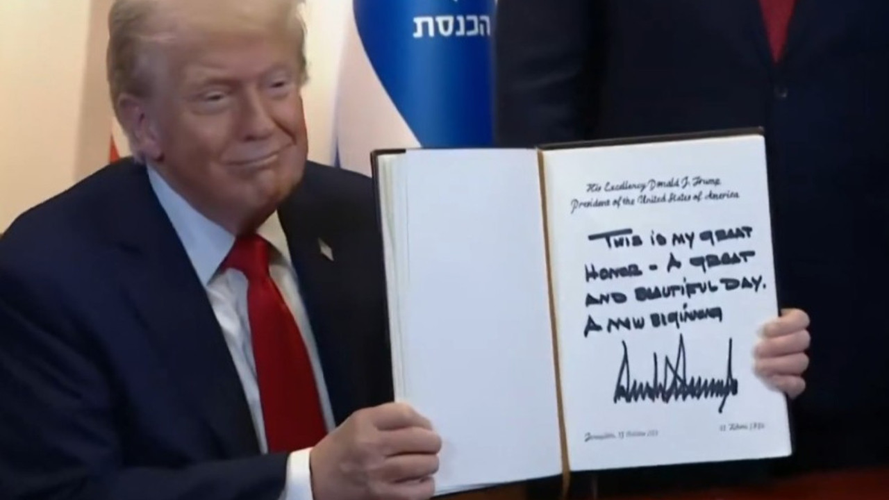 Trump'tan 3 cümlelik barış mesajı