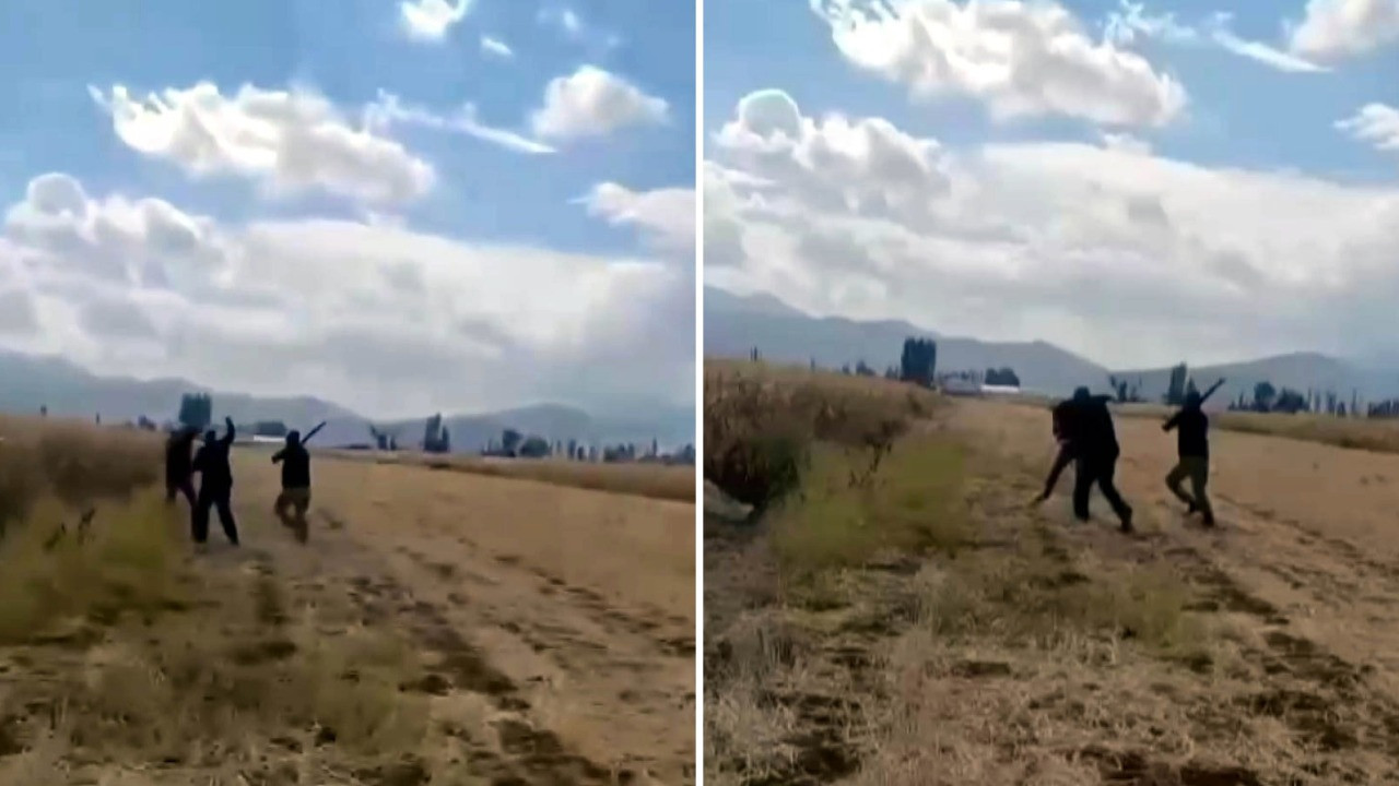 Babasını gözünün önünde dövdüler: O anları küçük çocuk kaydetti