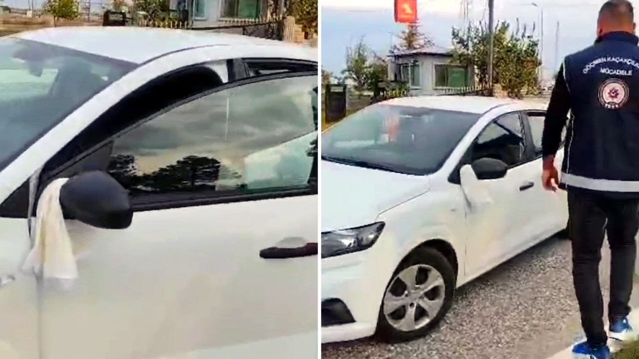 Düğün konvoyu süslü kaçakçılık