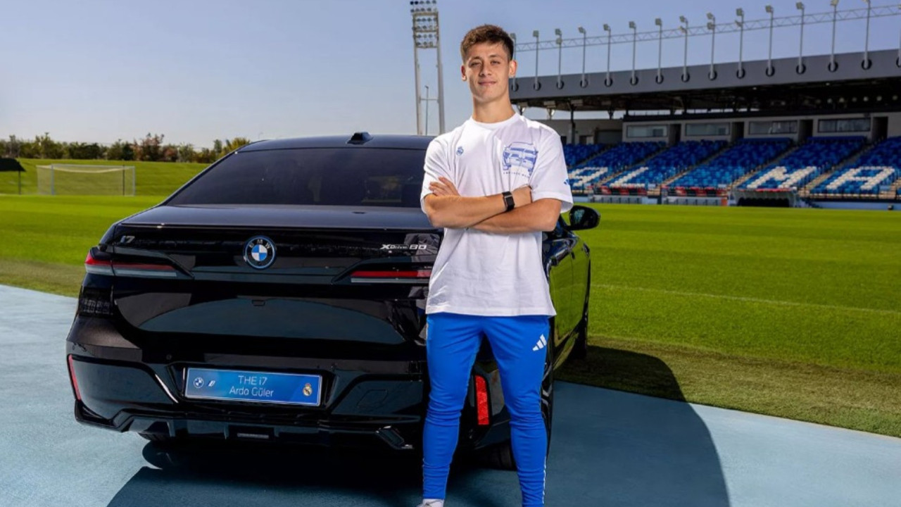 Arda Güler'e 6 milyon TL'lik araç hediye edildi