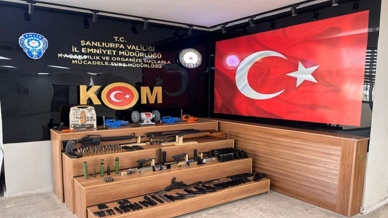 Şanlıurfa'da cephanelik gibi atölye: 4 gözaltı