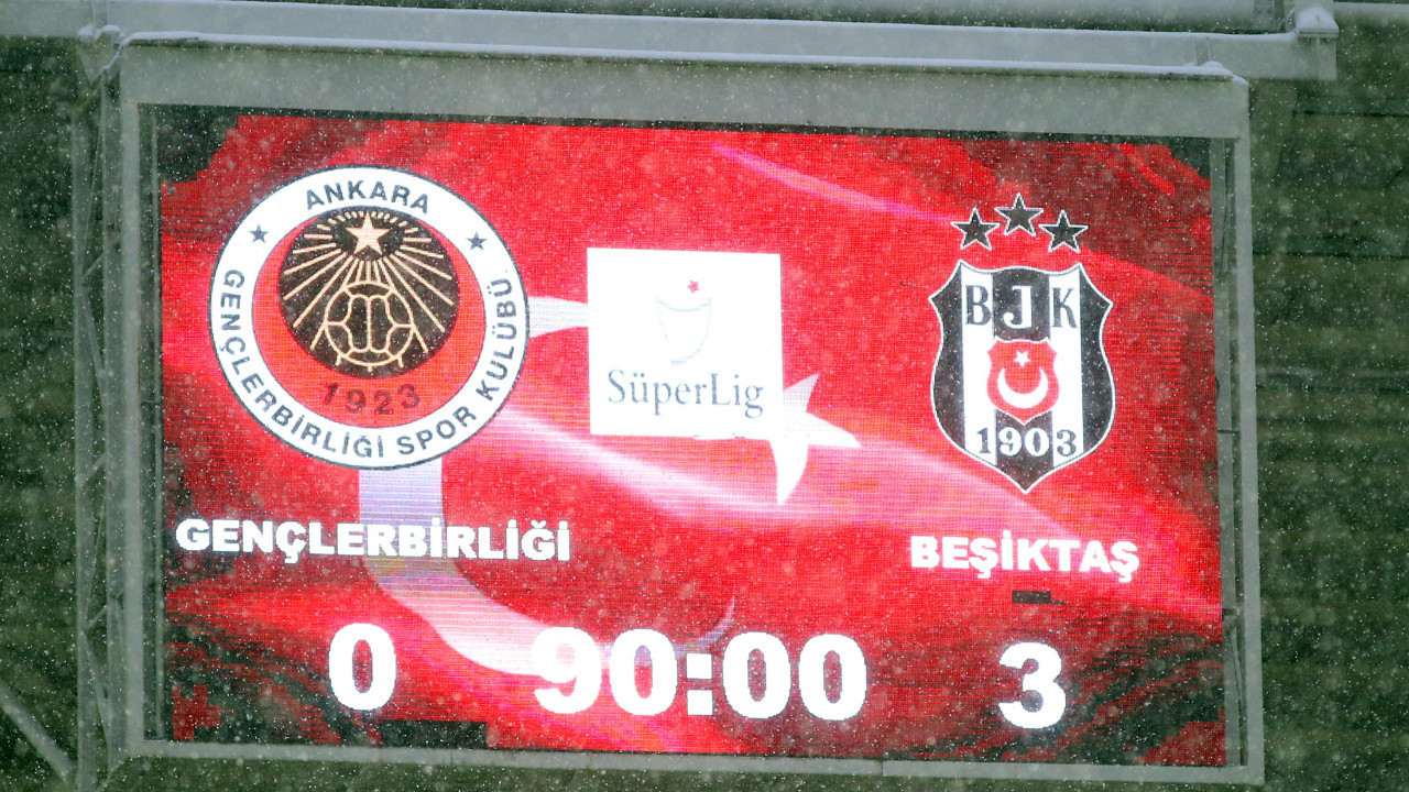 Beşiktaş'ın Gençlerbirliği'ne karşı ezici üstünlüğü