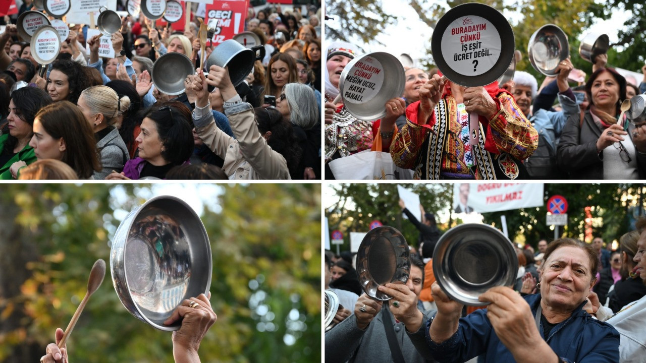 CHP'lilerden 'boş tencere' eylemi