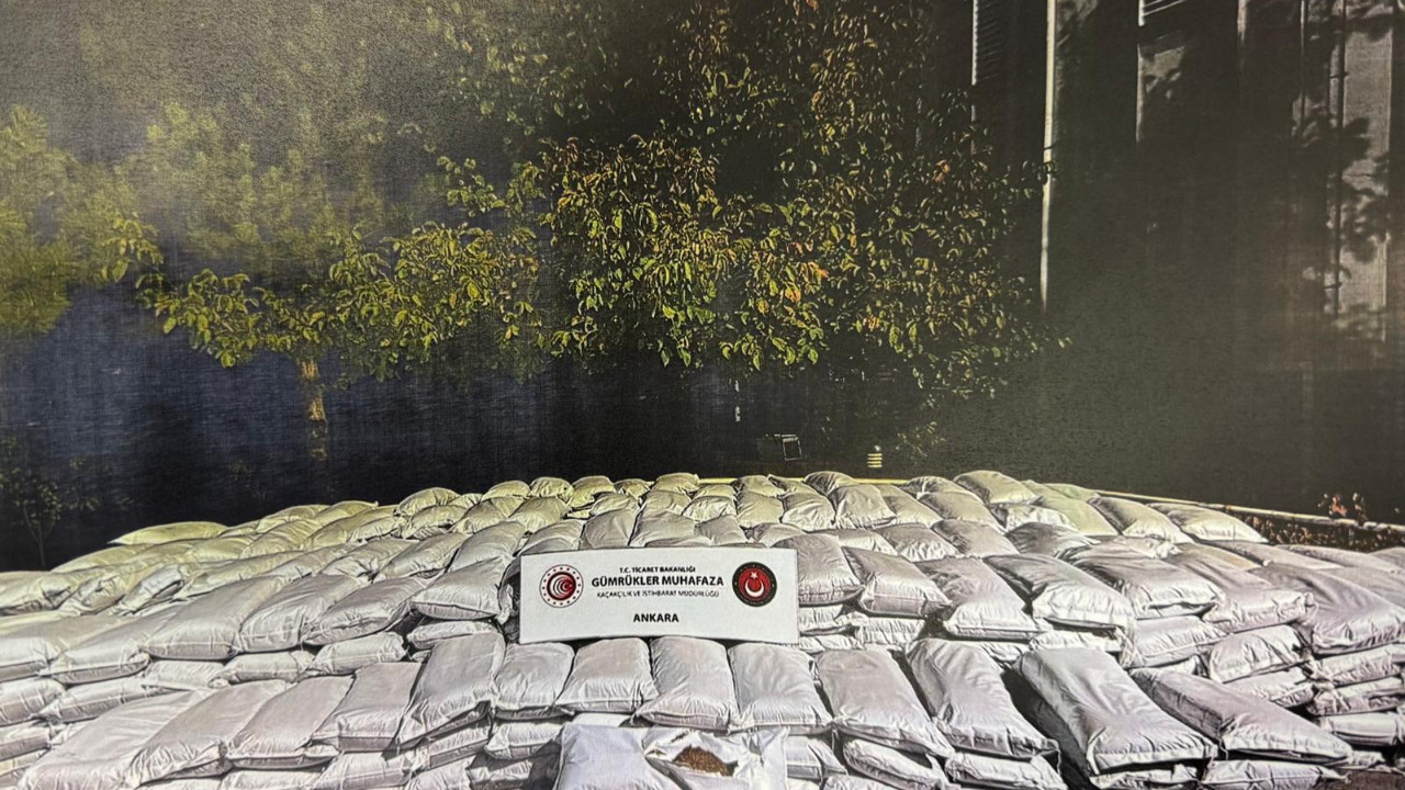Ankara’da 12 ton kaçak tütün ele geçirildi