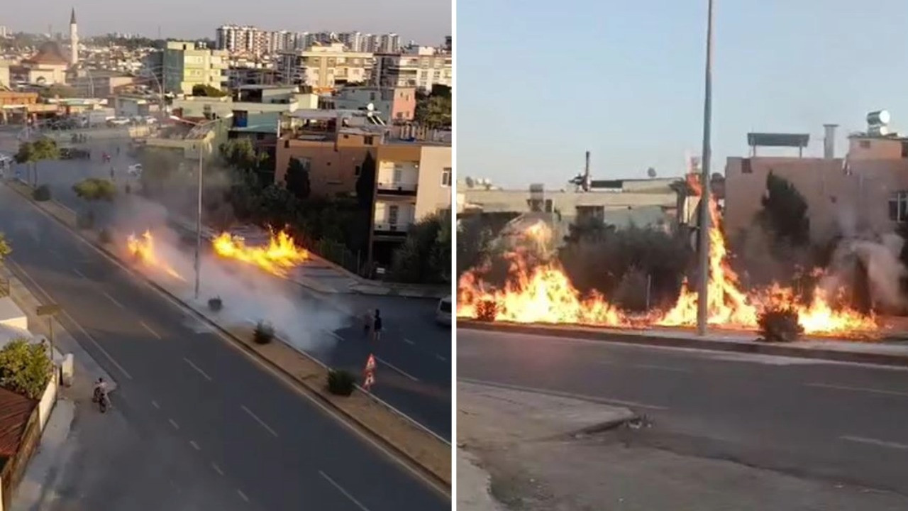 İnternet çalışması sırasında doğal gaz borusu zarar gördü, 2 kişi yaralandı