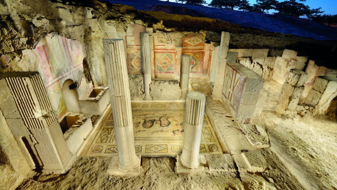 Zeugma’da 2 bin yıllık Roma evi ışığa kavuştu