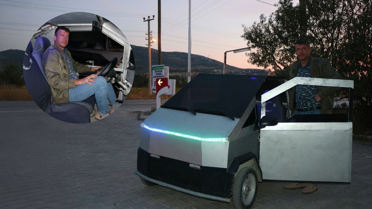 Denizli'de Elon Musk'ın milyonluk Cybertruck’ını 75 bin liraya yaptı