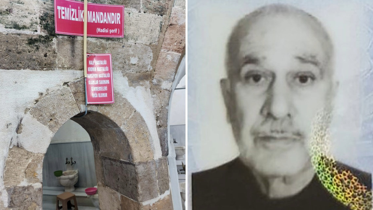 Hamamda ölü bulundu