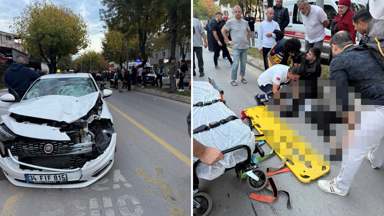 Sakarya’da otomobilin çarptığı kadın kurtarılamadı