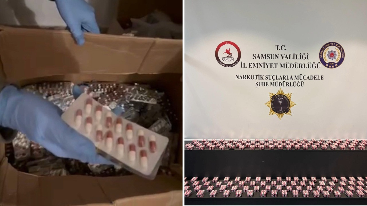 Evin merdiven altı depo çıktı: Binlerce sentetik ecza ele geçirildi