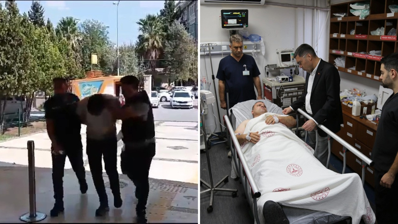 Nöbetçi polisi bıçaklayan saldırgan tutuklandı