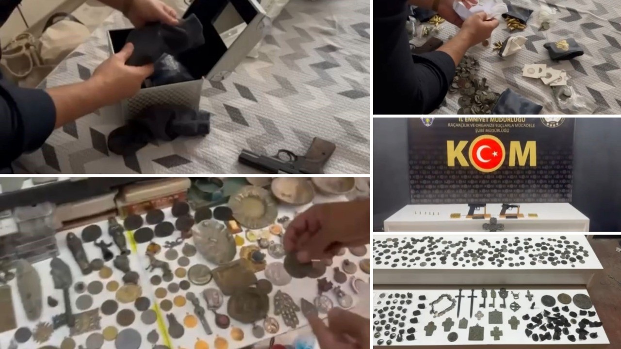 Yatak odasından hazine çıktı