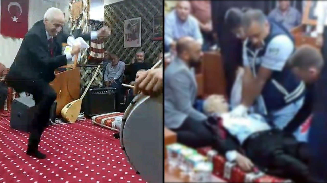 Sıra gecesinde oynadı, bir anda kalbi durdu