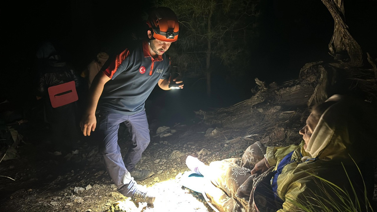 Turist 5.5 saatte kurtarıldı