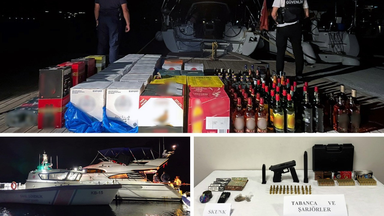 Lüks teknelere uyuşturucu operasyonu