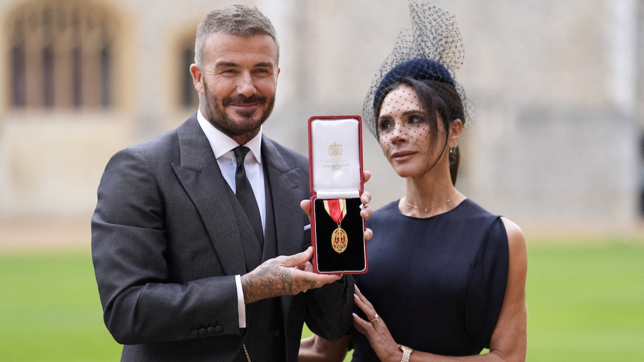 Kral Charles, Beckham'a şövalyelik unvanı verdi