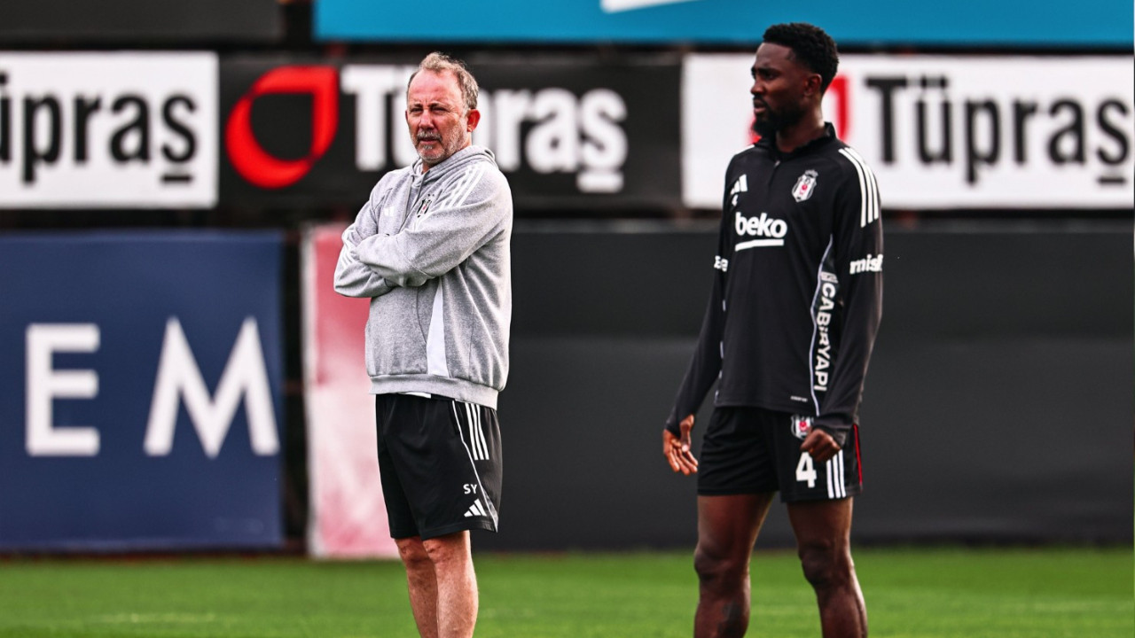 Beşiktaş'ta 3 isim antrenmanda yok