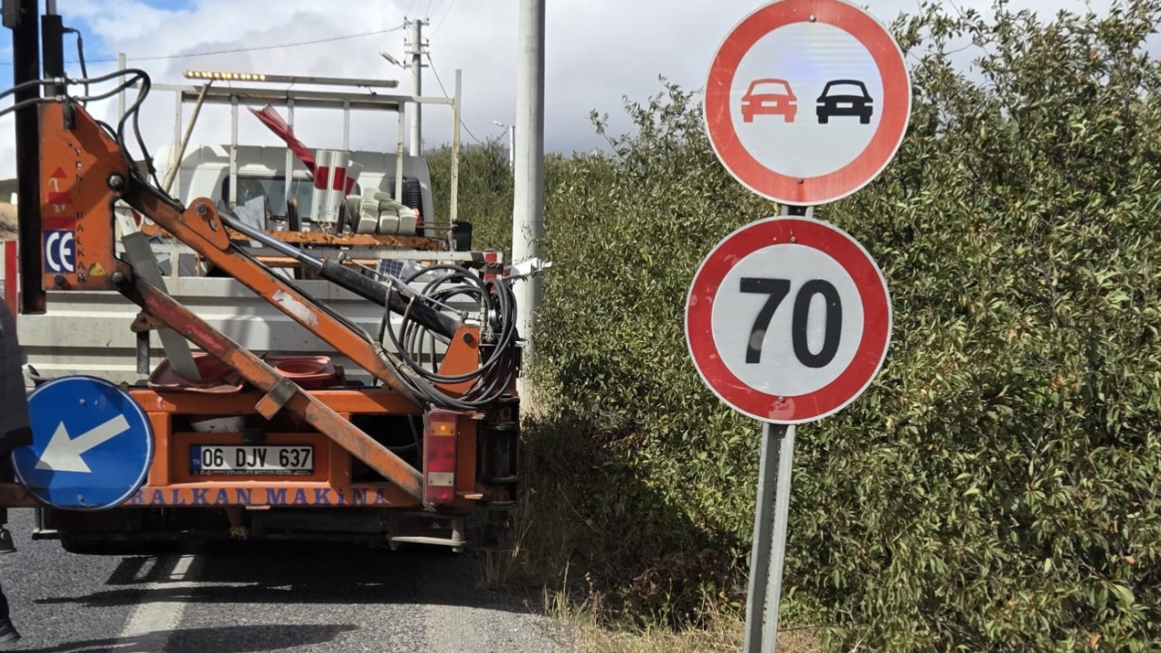 Yollarda 33 bin levha kaldırıldı