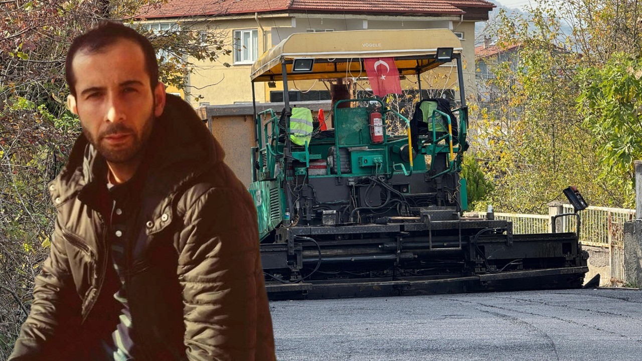 Asfalt atarken akıma kapılıp öldü