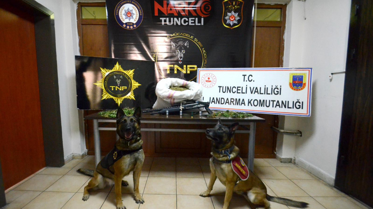 Stepneden çıktı, 3 ile uzandı: Tunceli’de uyuşturucu operasyonu