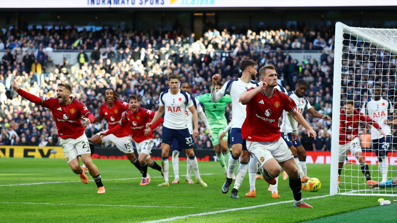 10 kişilik Manchester United, Tottenham'ı 90+6'da yıktı!