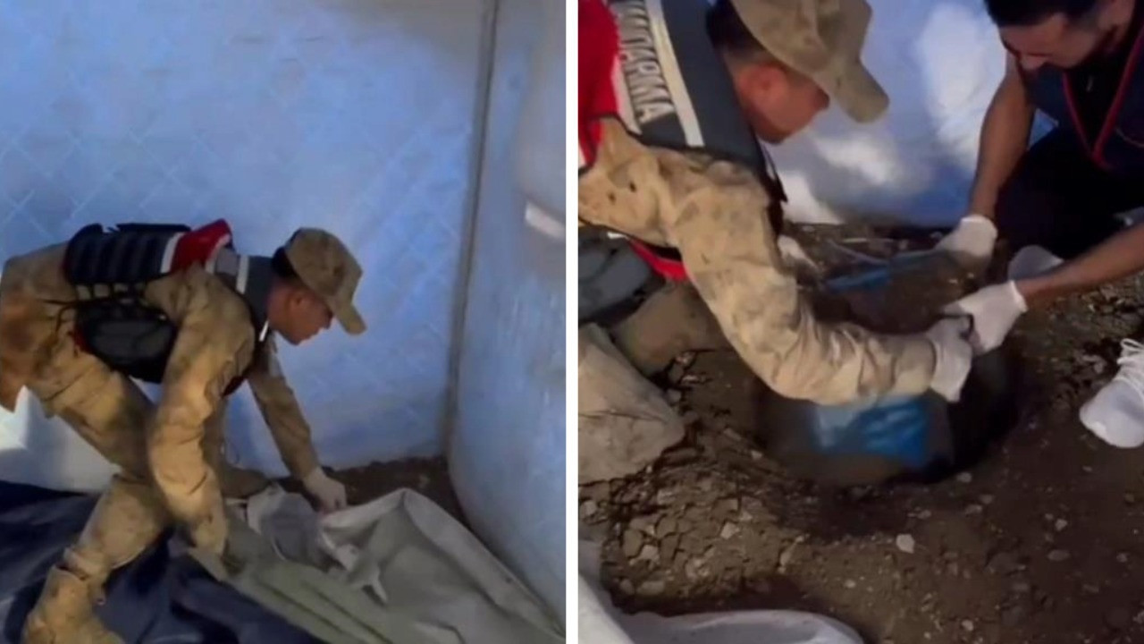 Hatay’da deprem çadırına uyuşturucu gömdü: Jandarmadan kaçamadı