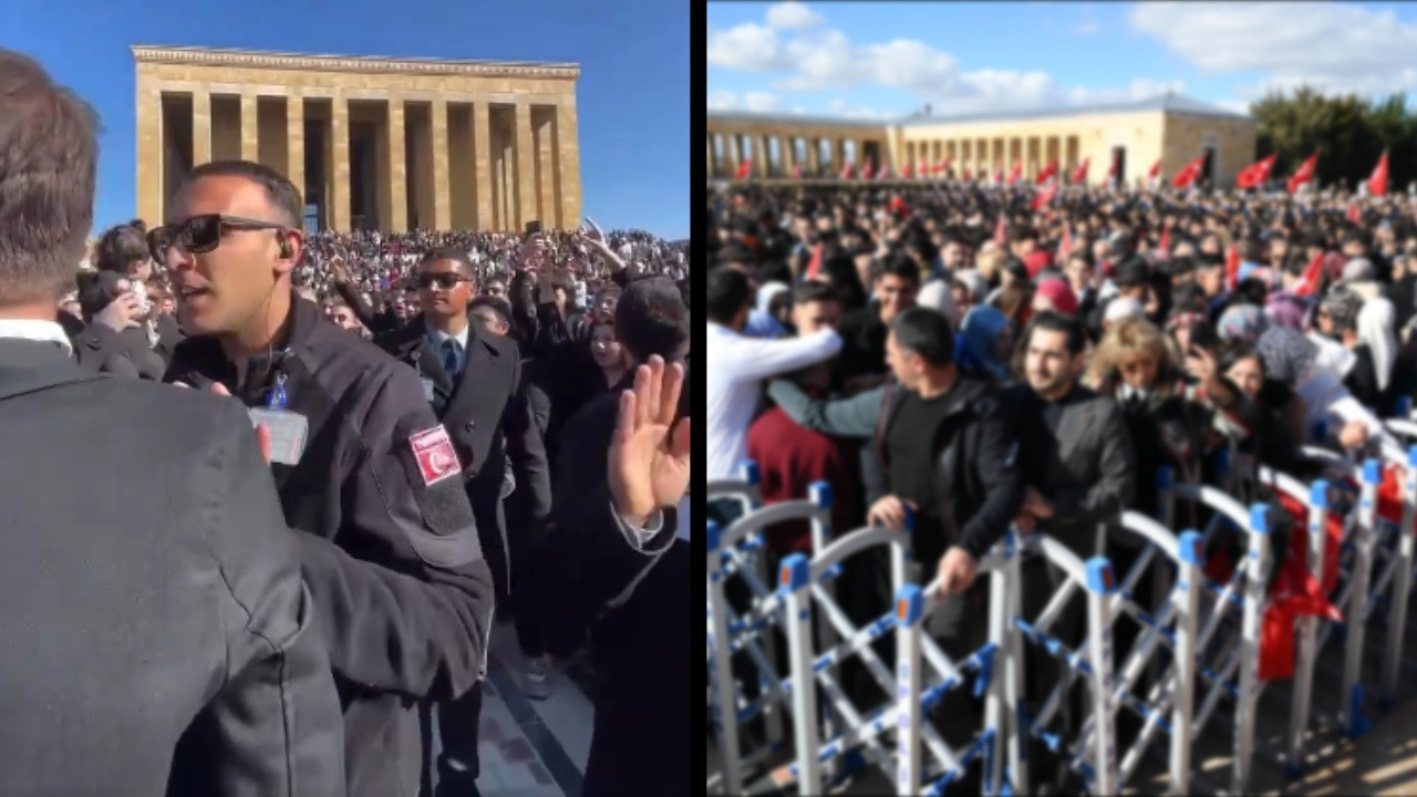 Anıtkabir'de çifte standart: 'Erdoğan' sloganı ser…