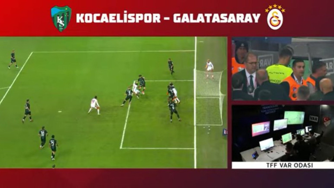 Galatasaray'ın iptal edilen golündeki VAR kayıtları açıklandı: 'Tamamdır karar senin'