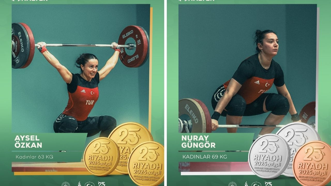 Riyad'da halterde günü 3 altın, 2 gümüş, 1 bronzla kapattık