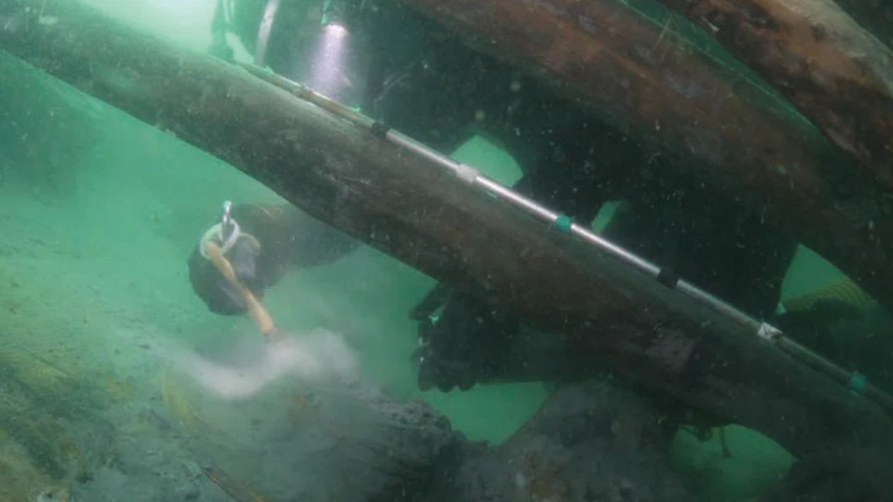 600 yıllık kargo gemisi gün yüzüne çıktı