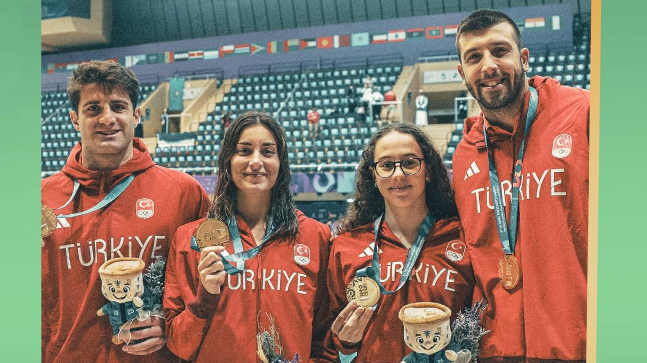 Riyad'da yüzmede 6 altın, 2 gümüş, 1 bronz madalya kazandık