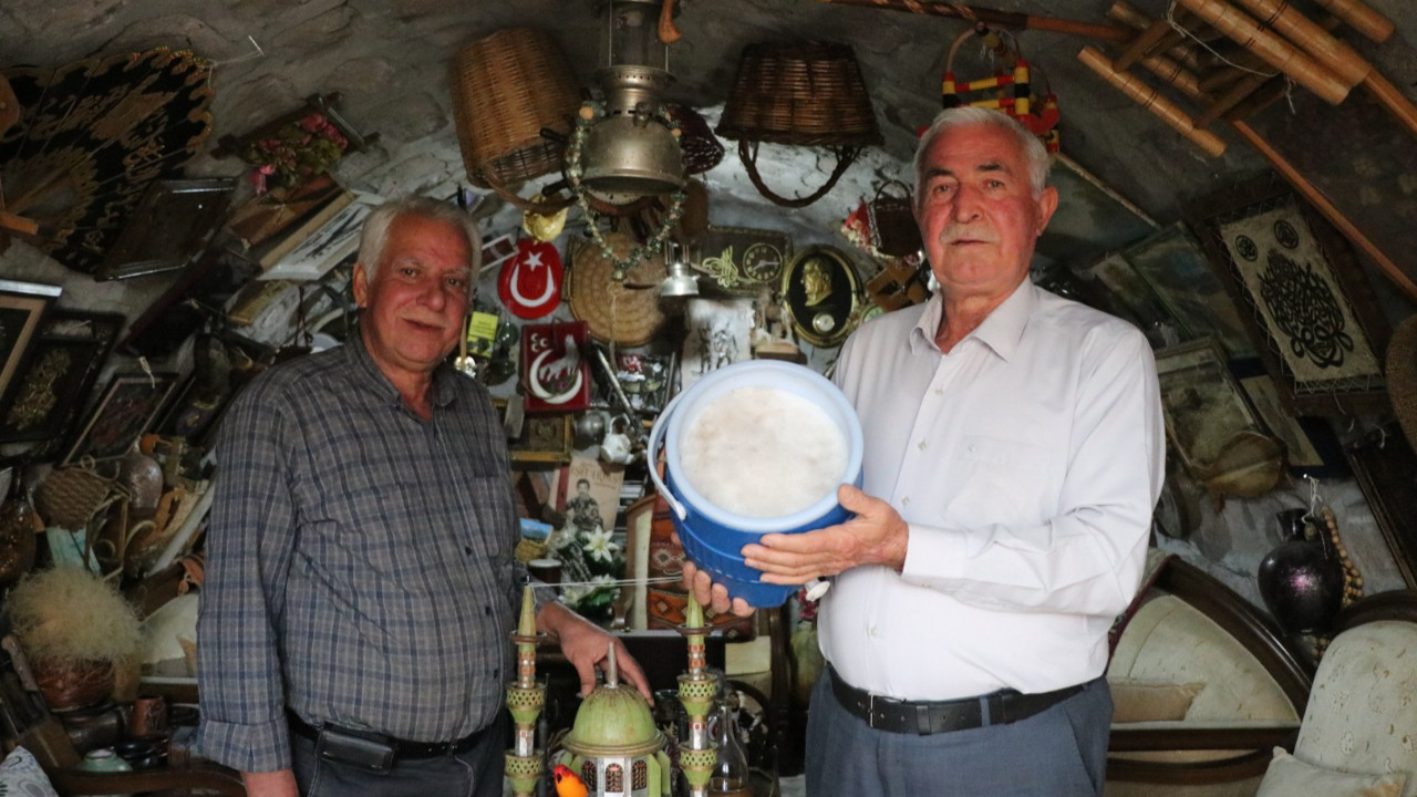 Hasta babaannesi için Erciyes'ten kar getirtti