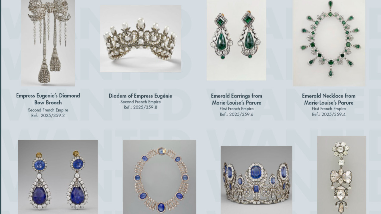 Louvre'dan çalınan 102 milyon dolarlık hazinenin peşinde... Gözler bu kente çevrildi