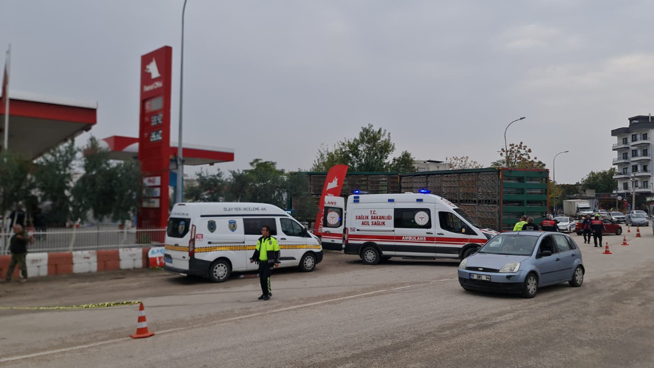 Benzinlik girişinde korkunç olay