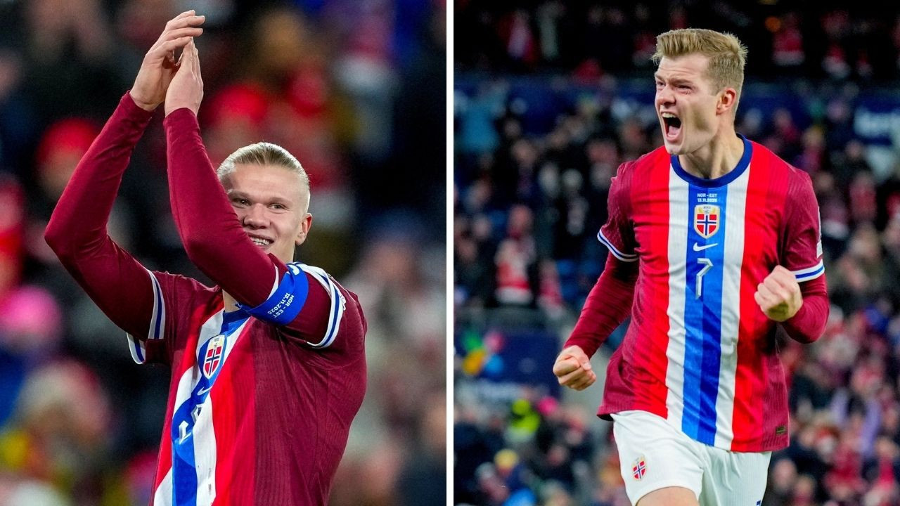 Haaland-Sörloth ikilisi Estonya'yı dağıttı