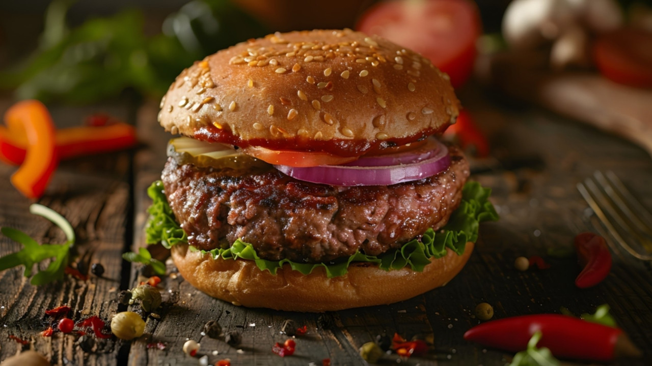 Hamburgeri bütün yuttu, yoğun bakımlık oldu