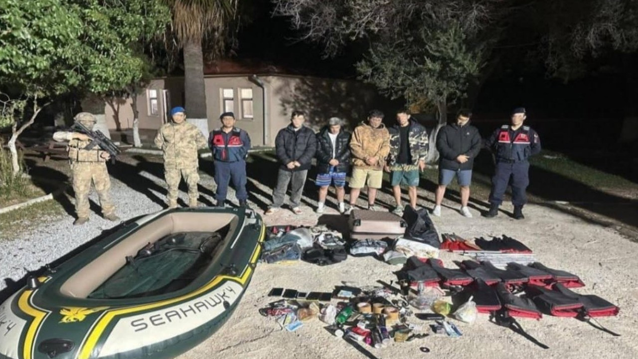 Kuşadası'nda 5 kaçak göçmen yakalandı