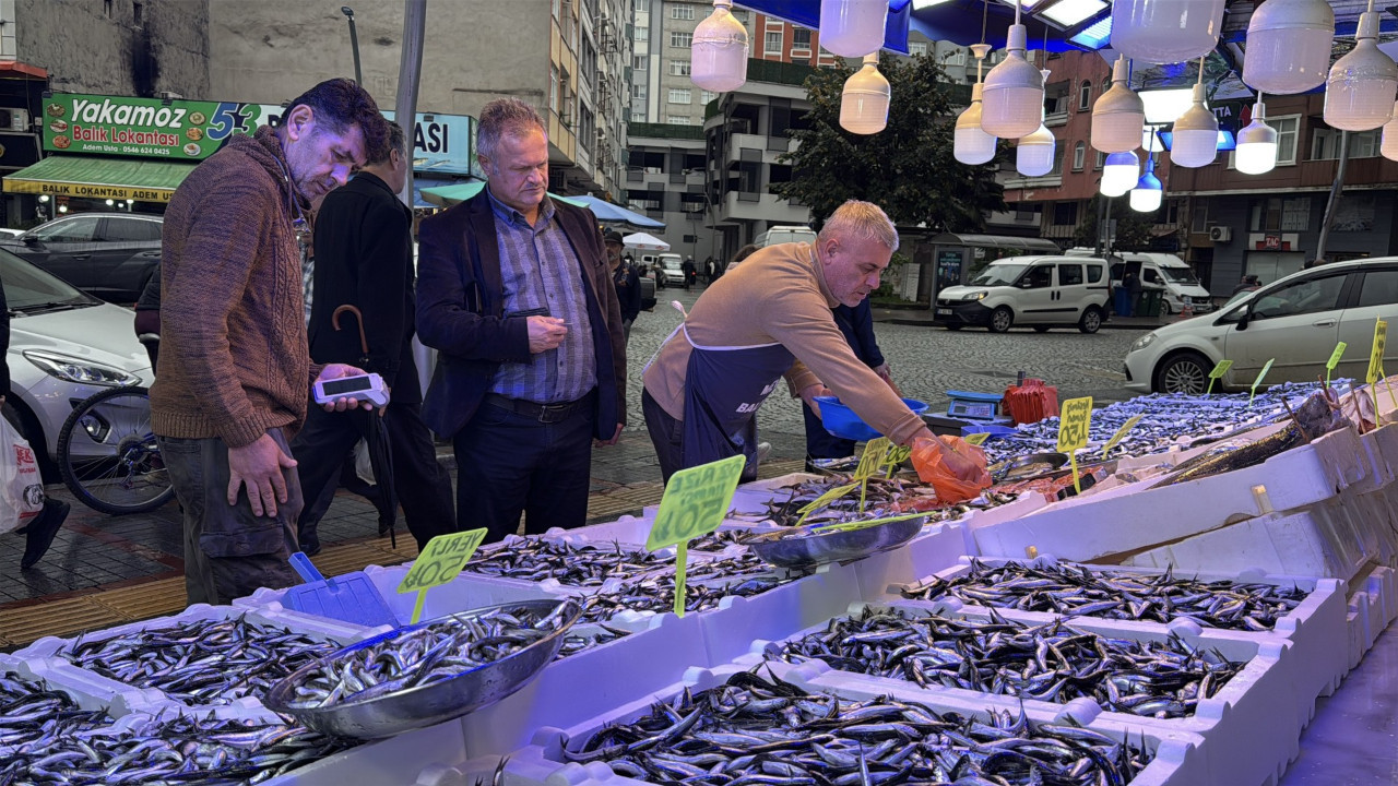 Rize'de hamsinin kilogramı 50 liraya satılıyor